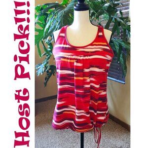 Athleta Airbrush-Printed Tinker Workout Tank Top